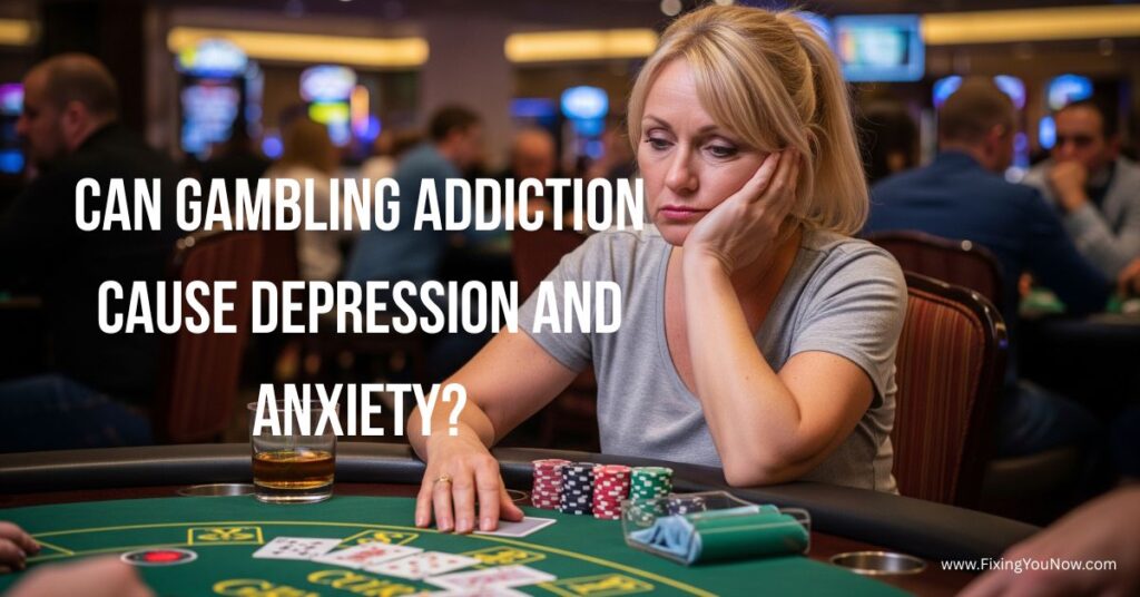 can gambling addiction cause depression